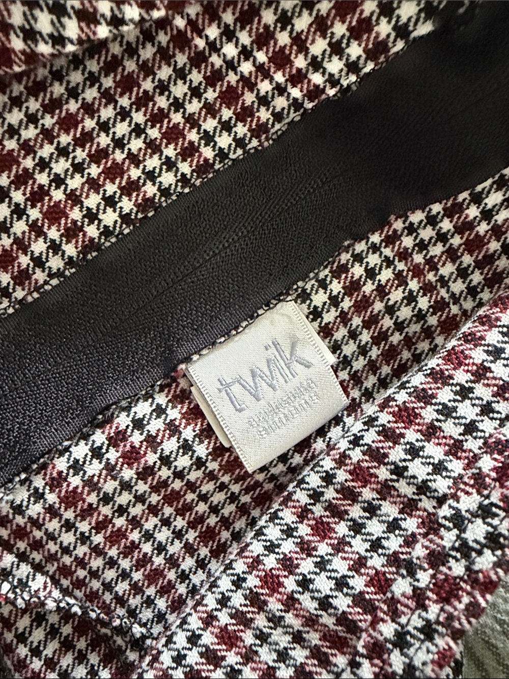 Spaghetti Strap Checkered Mini Dress - Picture 2 of 2